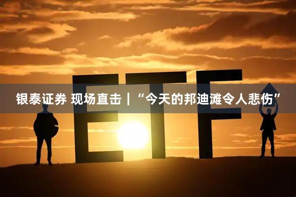 银泰证券 现场直击｜“今天的邦迪滩令人悲伤”