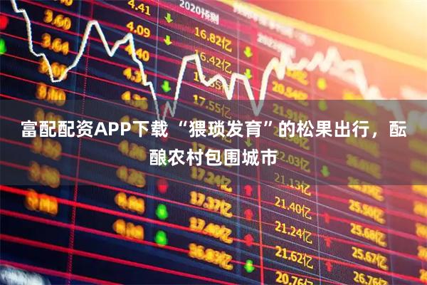 富配配资APP下载 “猥琐发育”的松果出行，酝酿农村包围城市