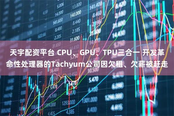 天宇配资平台 CPU、GPU、TPU三合一 开发革命性处理器的Tachyum公司因欠租、欠薪被赶走